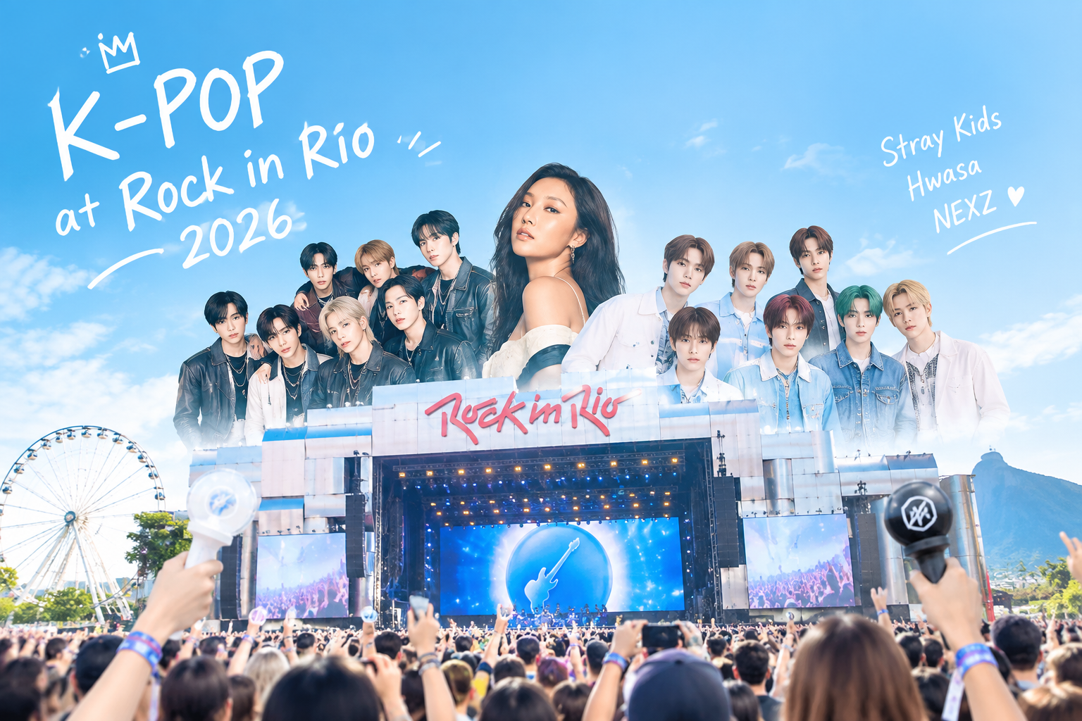 Stray Kids, Hwasa & NEXZ Bring K-pop to Rock in Rio 2026 – Kpop