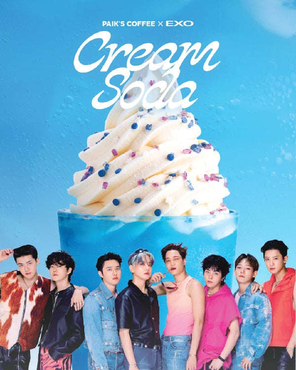[Kpop Planet News] EXO Collaborates With Paik’s Coffee To Launch Cream