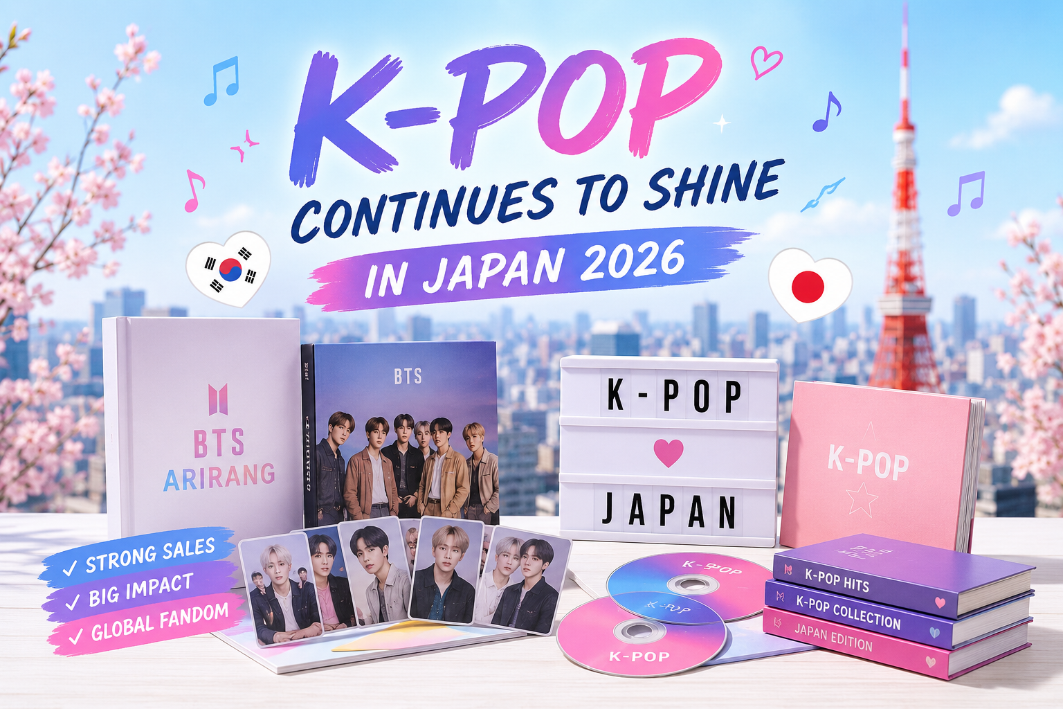 K-Pop Album Sales Surge in Japan in 2026: BTS Leads the Way – Kpop