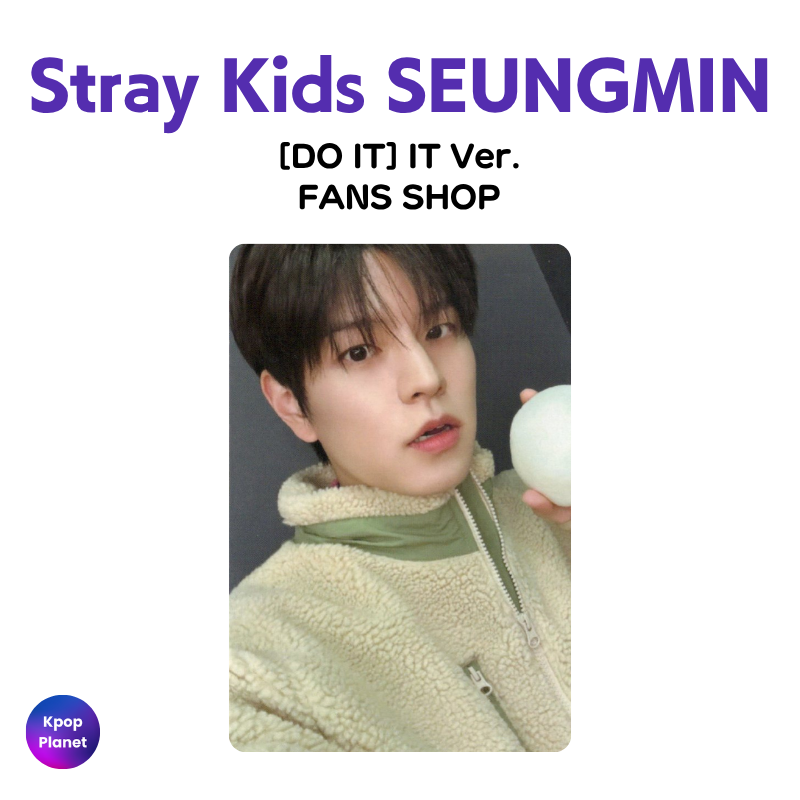 Stray Kids SEUNGMIN Photocard [DO IT] IT Ver. FANS SHOP – Kpop