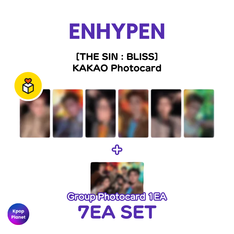 ENHYPEN ヒスン トレカ Kakao ENHYPEN KAKAO Photocard [THE SIN : BLISS] – Kpop Planet Global