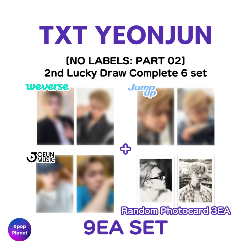 TXT YEONJUN 2nd Lucky Draw [ NO LABELS: PART 02 ] (COMPLETE 6 SET