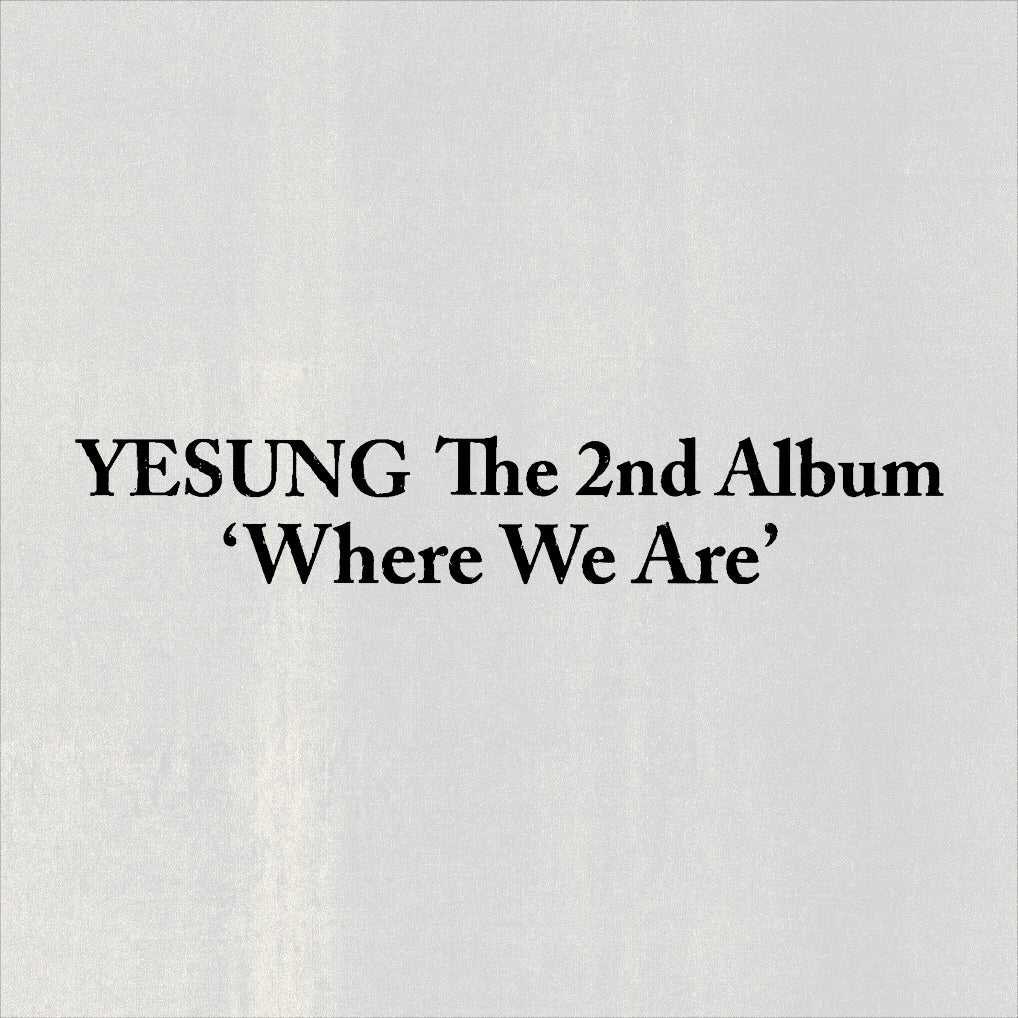 Super Junior Yesung - Where We Are (QR ver.) – Kpop Planet Global