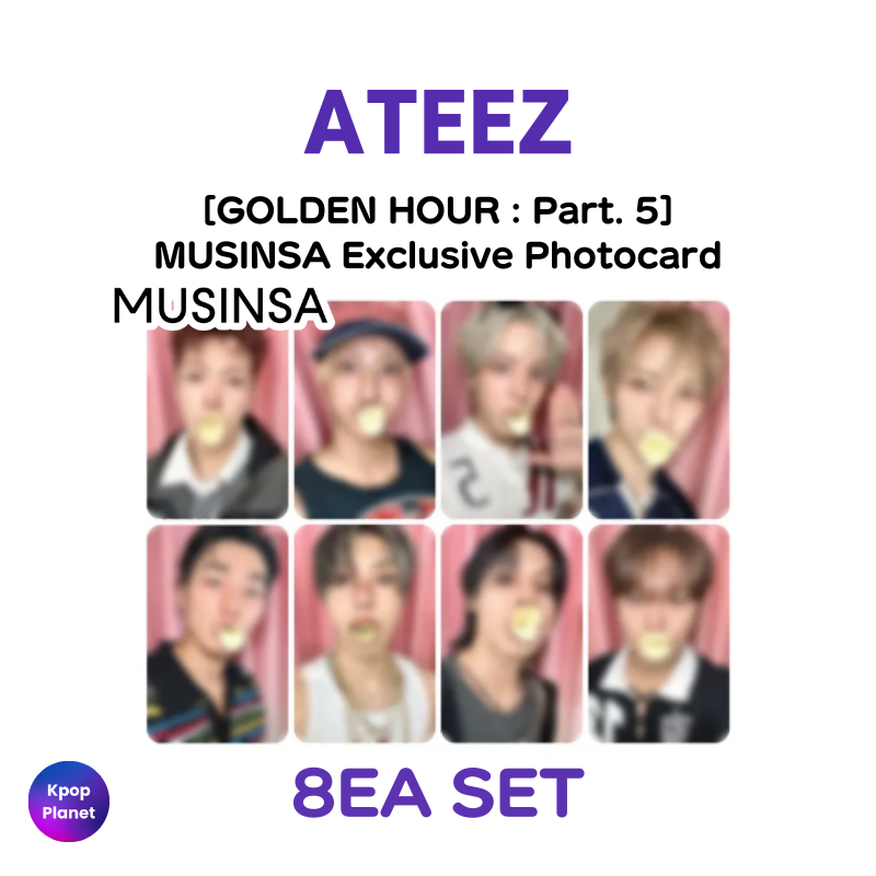 ATEEZ MUSINSA Exclusive Photocard [ GOLDEN HOUR : part.5 ] – Kpop