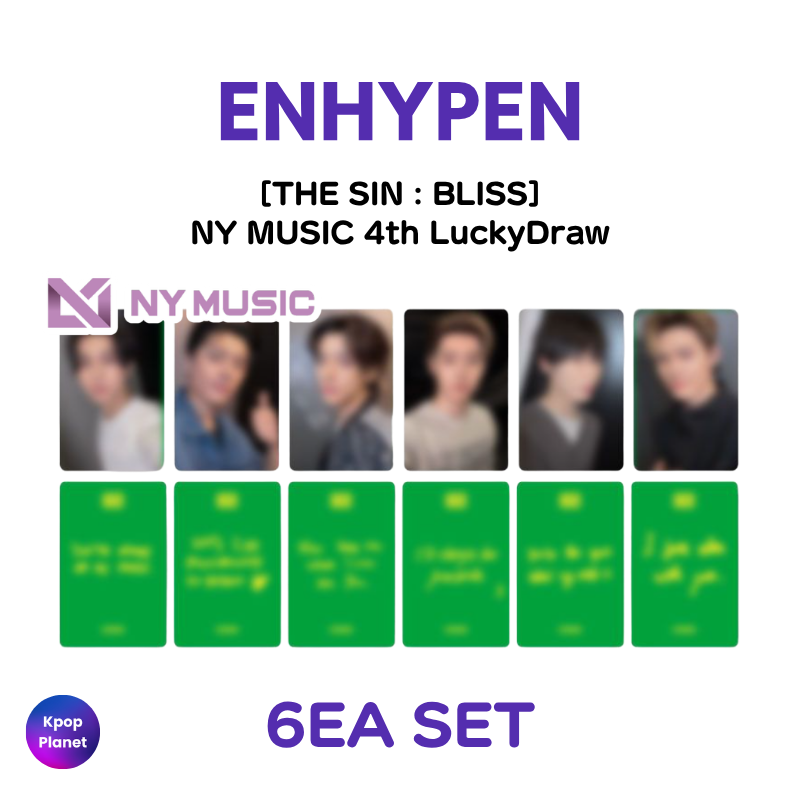 ENHYPEN NY MUSIC 4th LuckyDraw [THE SIN : BLISS] – Kpop Planet Global