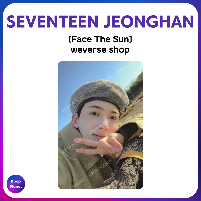 SEVENTEEN JEONG HAN うちわ BETHESUN SEVENTEEN JEONGHAN Photocard [ Face The Sun ] weverse shop – Kpop
