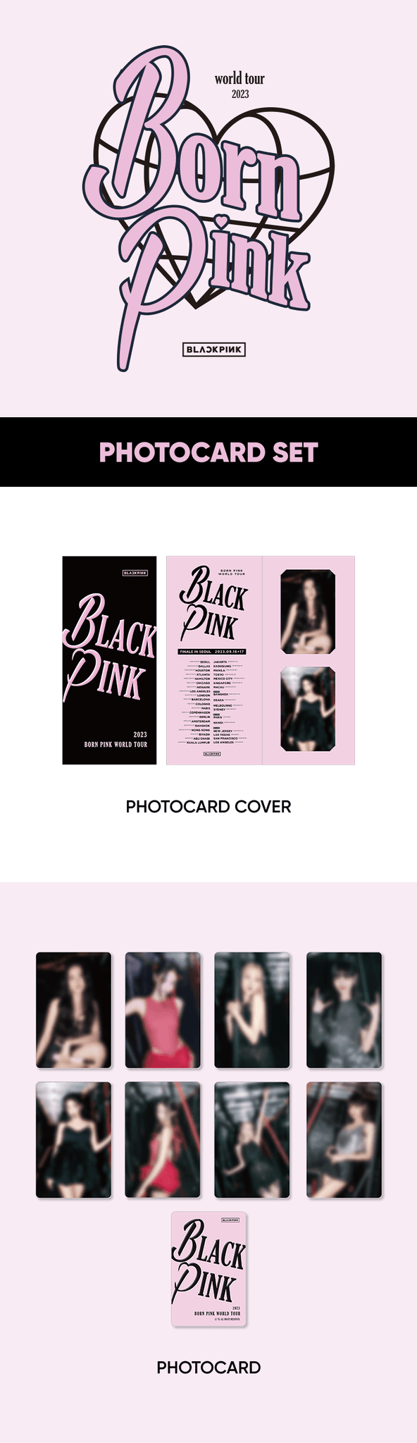 [BACKSTAGE] BLACKPINK PHOTO CARD SET