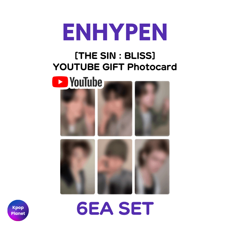 ENHYPEN YOUTUBE GIFT Photocard [THE SIN : BLISS] – Kpop Planet Global