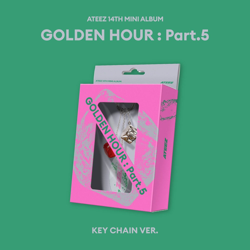 ATEEZ - GOLDEN HOUR : Part.5 (KEY CHAIN ver.) – Kpop Planet Global