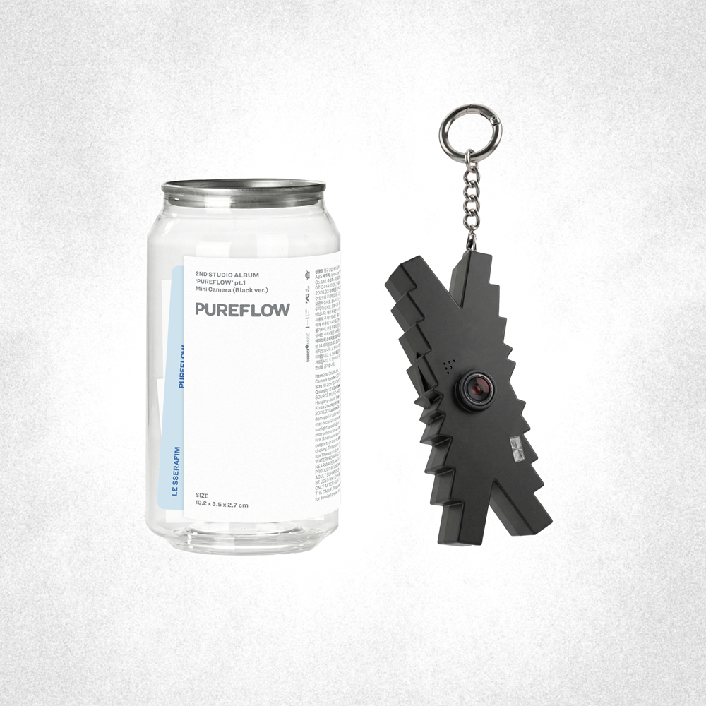 LE SSERAFIM - 'PUREFLOW' pt.1 (Mini Camera Black ver.) – Kpop