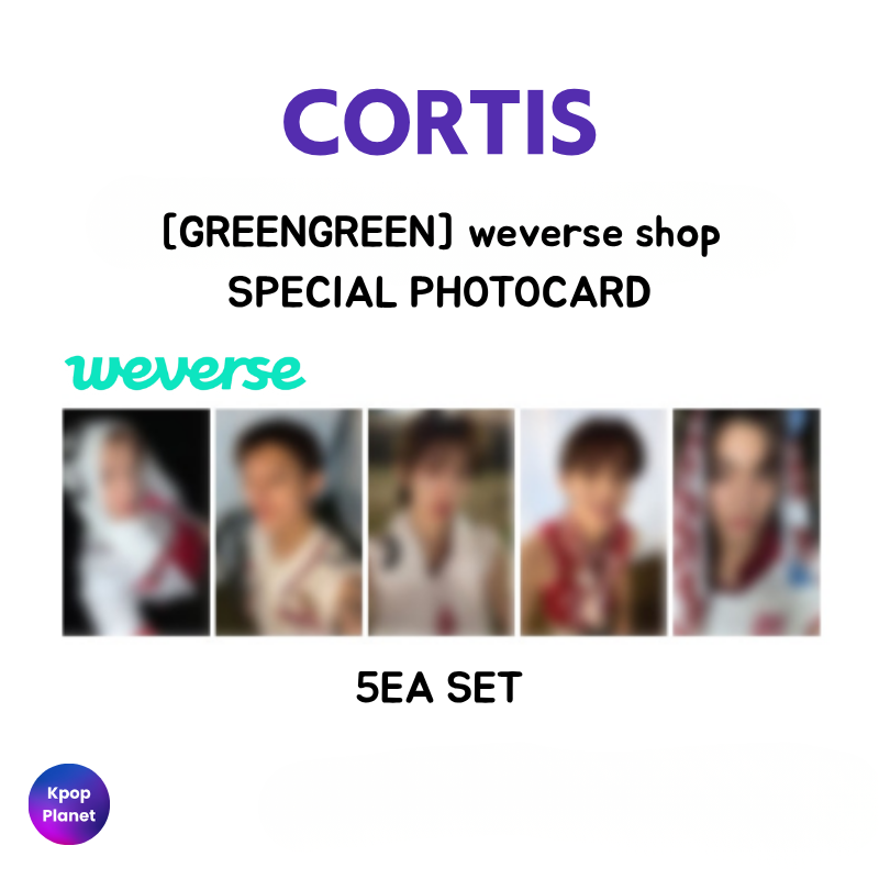 CORTIS WEVERSE SPECIAL Lucky Draw [GREENGREEN] – Kpop Planet Global