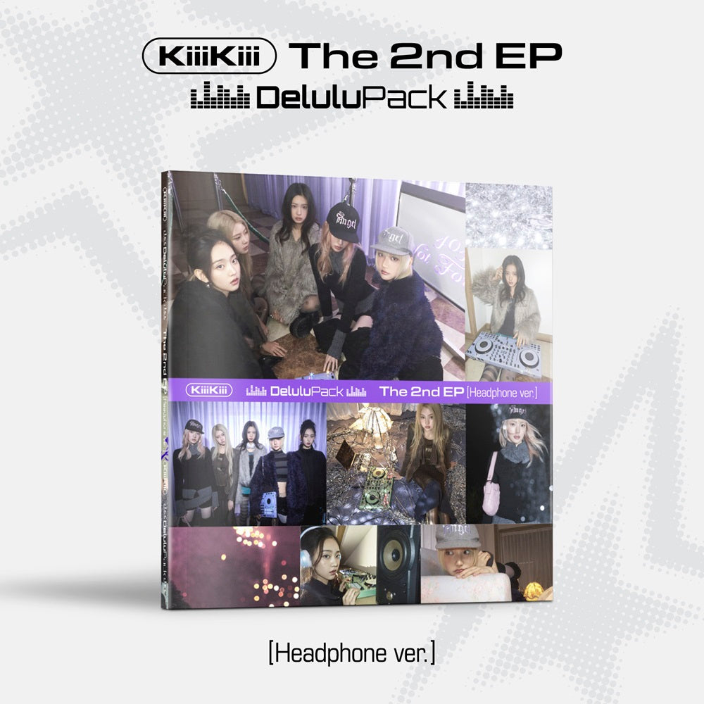 KiiiKiii Delulu Pack Headphone ver. サイン入 KiiiKiii - Delulu Pack (Headphone. ver) (Discounted Sealed Album
