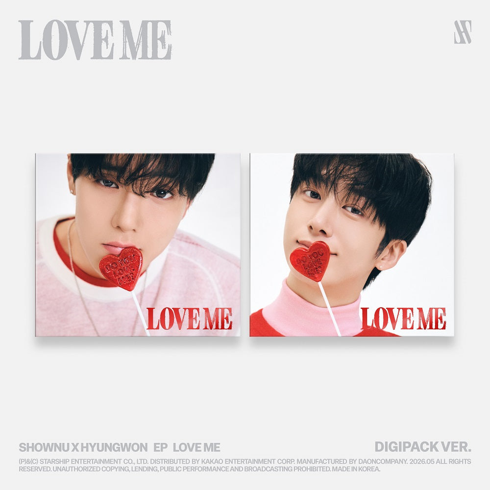 SHOWNU X HYUNGWON LOVE ME サノク kit MONSTA X SHOWNU X HYUNGWON - LOVE ME (DIGIPACK ver. Limited