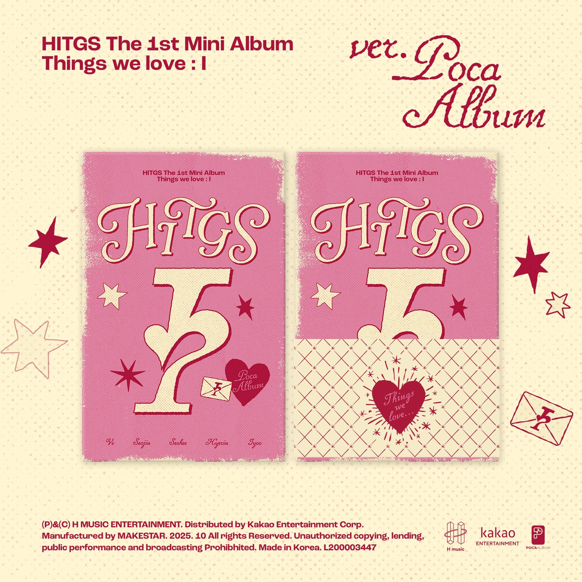 HITGS - Things we love: I (POCA ver.) – Kpop Planet Global