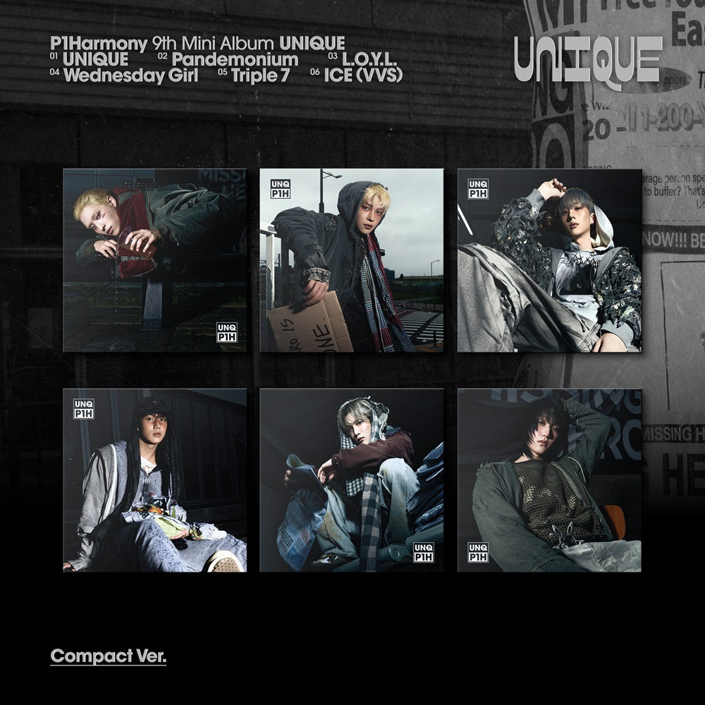 P1harmony UNIQUE WhosfanStore 特典 コンプリート P1Harmony - UNIQUE (Compact ver.) – Kpop Planet Global