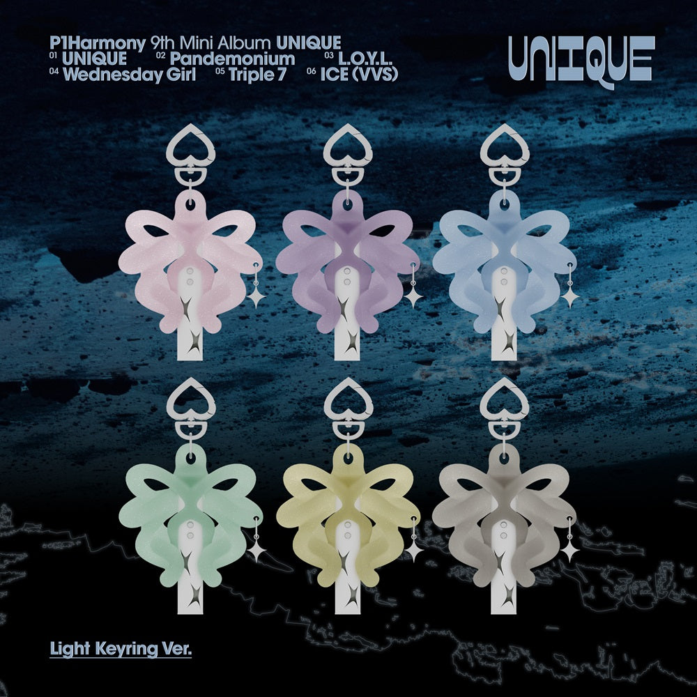P1Harmony - UNIQUE (Light Keyring ver. (Limited Edition)) – Kpop