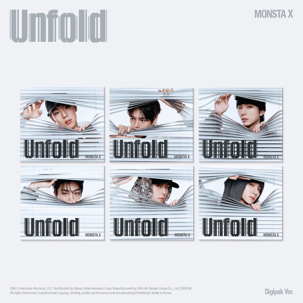MONSTA X - Unfold (Digipack ver.) – Kpop Planet Global