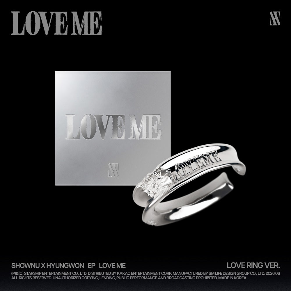 MONSTA X SHOWNU X HYUNGWON - LOVE ME (LOVE RING ver. Limited