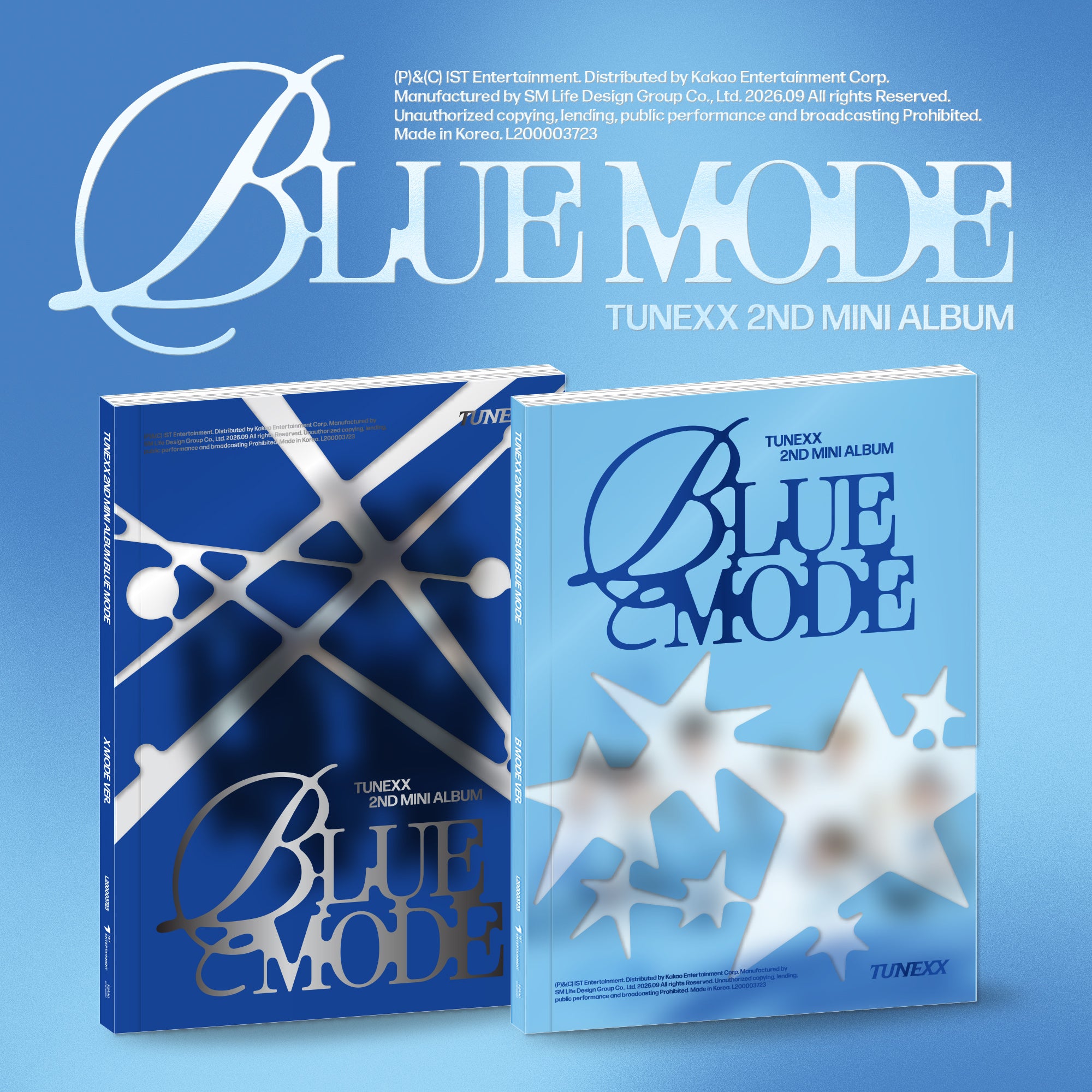 TUNEXX - BLUE MODE (B MODE ver. / X MODE ver.) – Kpop Planet Global