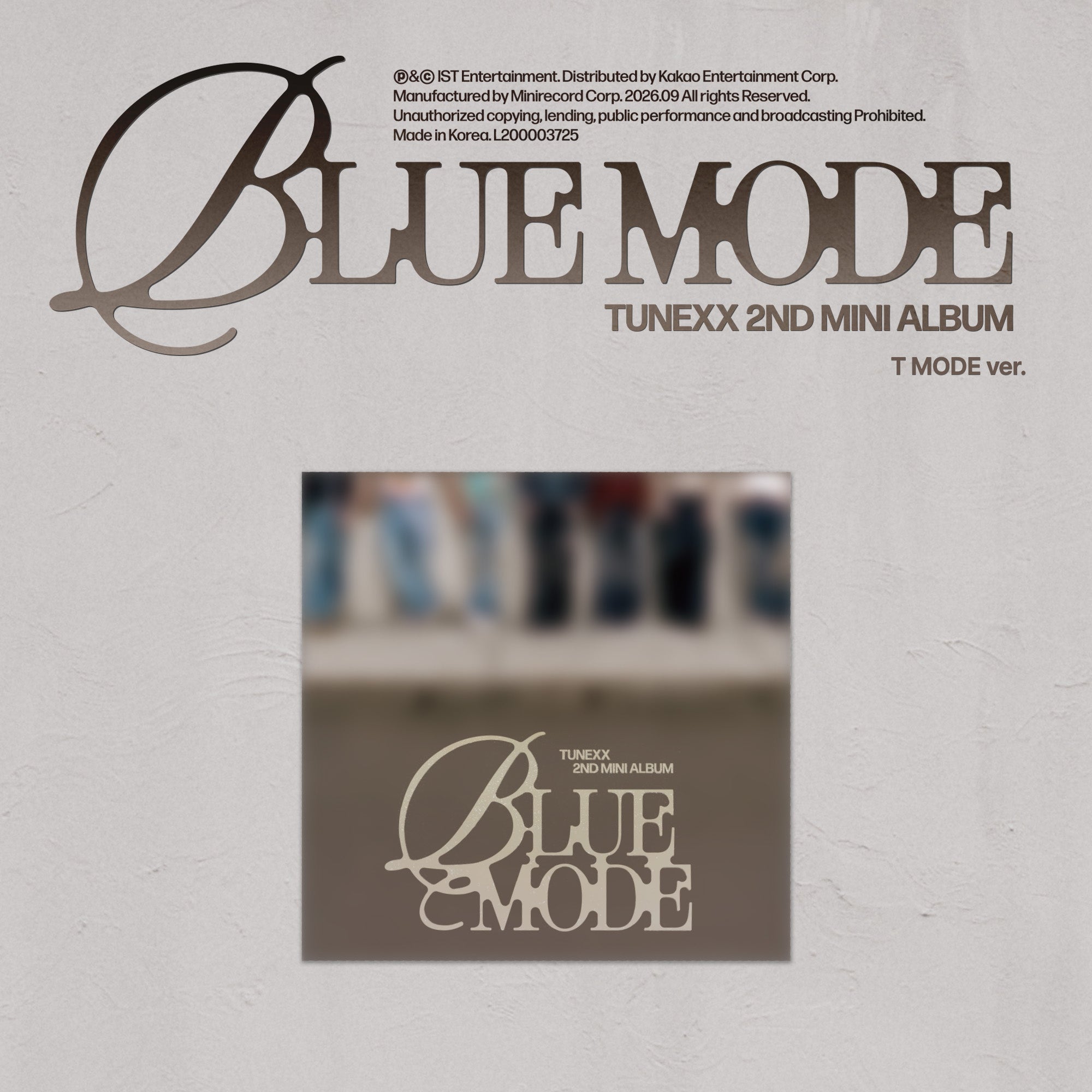 TUNEXX - BLUE MODE (T MODE ver.) – Kpop Planet Global