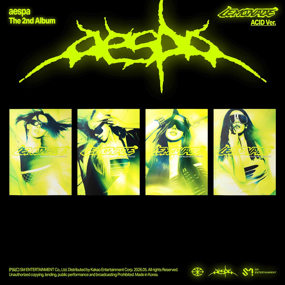 aespa LEMONADE （ACID Ver. MUTANT Ver. ） aespa - LEMONADE (ACID ver.) – Kpop Planet Global