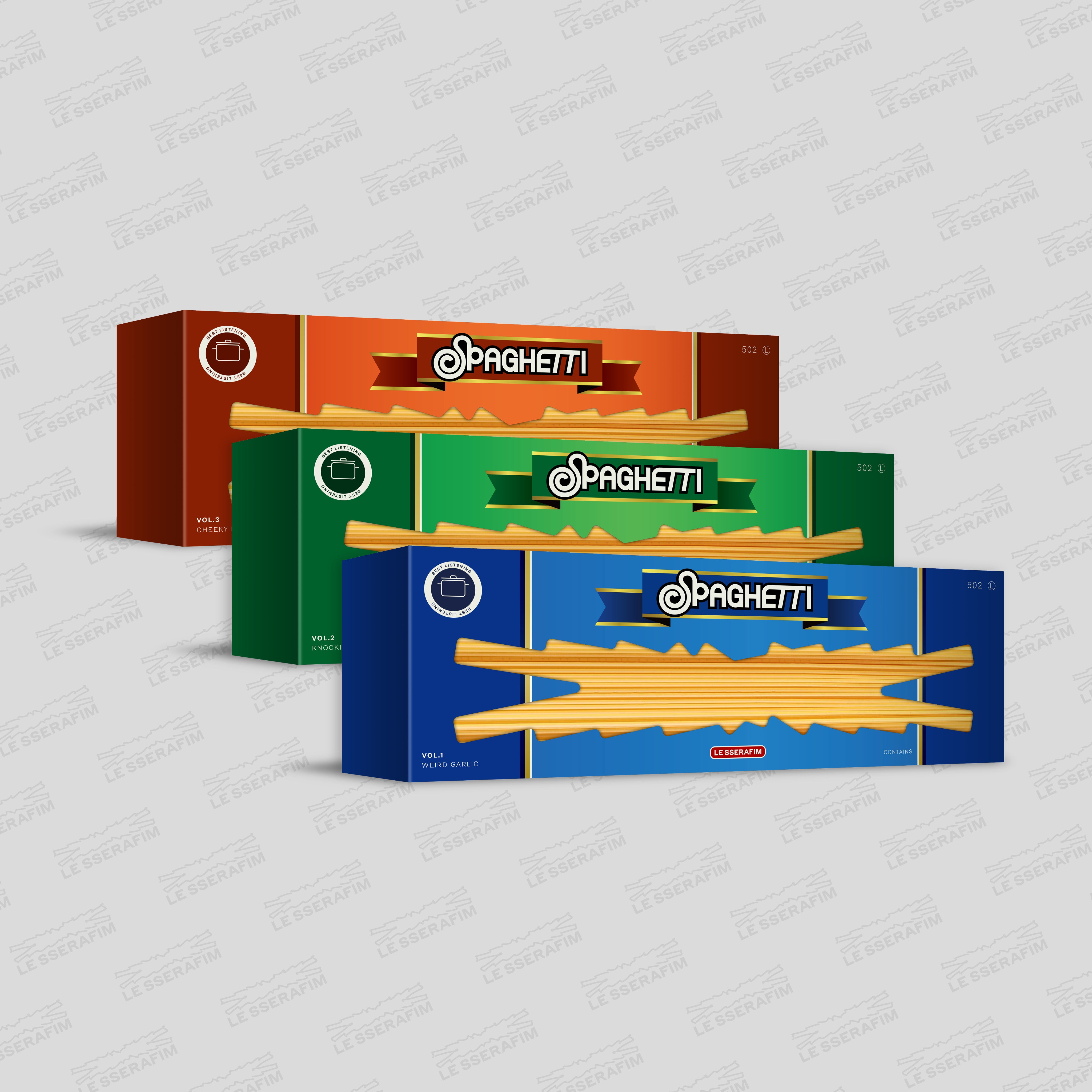 【新品未開封】LE SSERAFIM SPAGHETTI　12形態セット LE SSERAFIM - SPAGHETTI – Kpop Planet Global