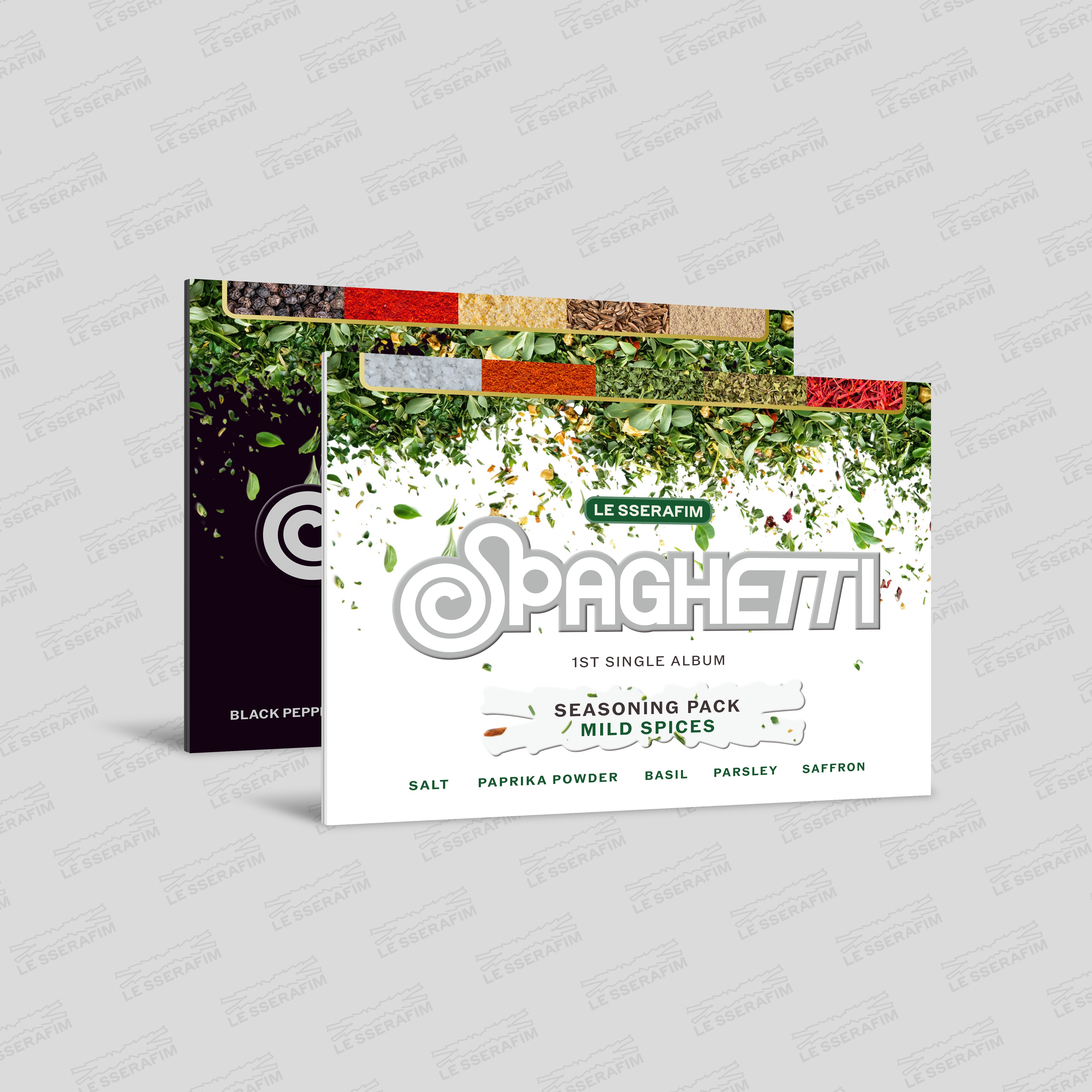 LE SSERAFIM SPAGHETTI weverse 15枚 1回目 LSF_e6c1cd40-5593-4751-bbe5-