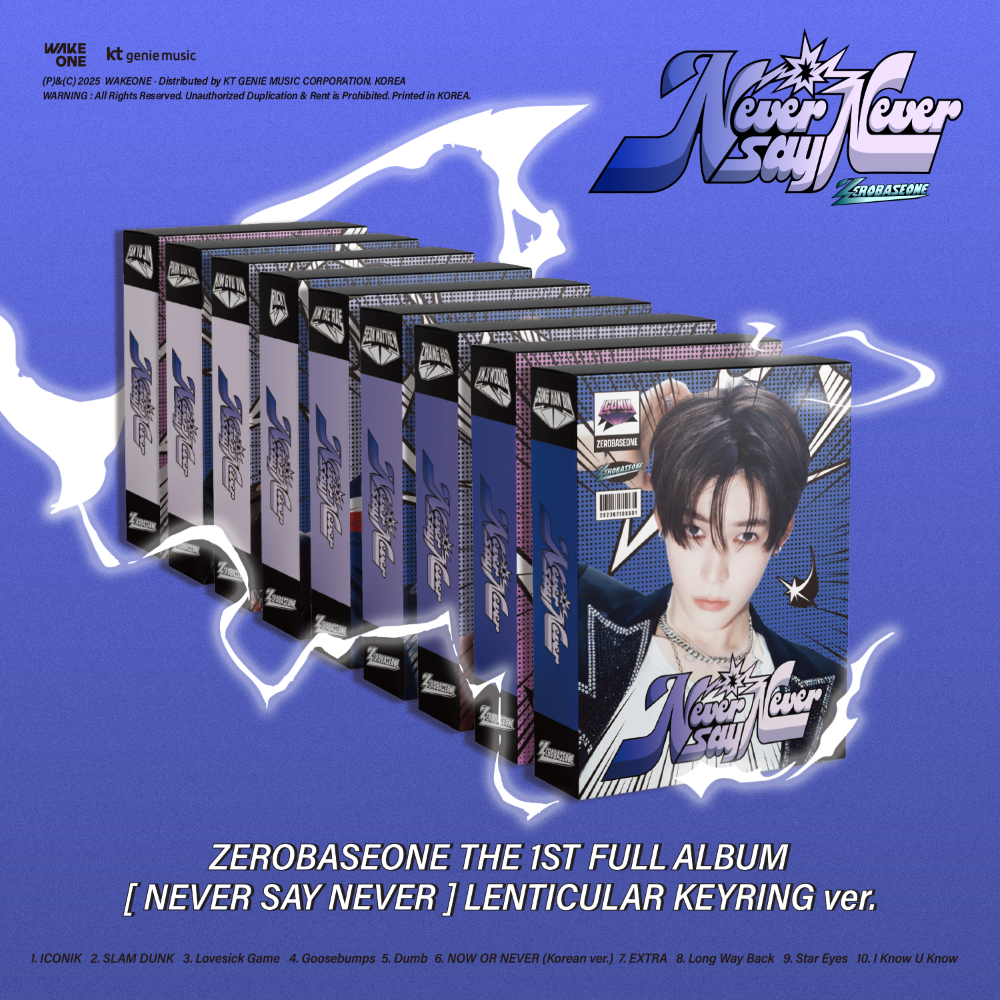 ZEROBASEONE - NEVER SAY NEVER (LENTICULAR KEYRING ver