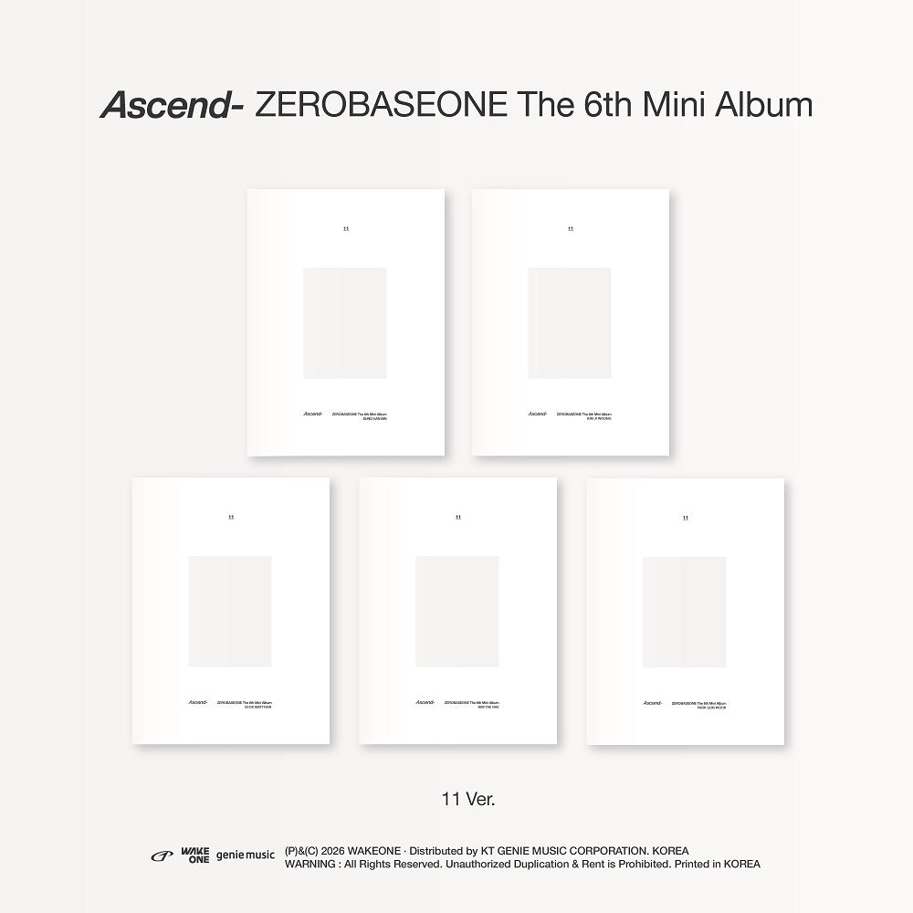 ZEROBASEONE - Ascend- (11 ver.) – Kpop Planet Global