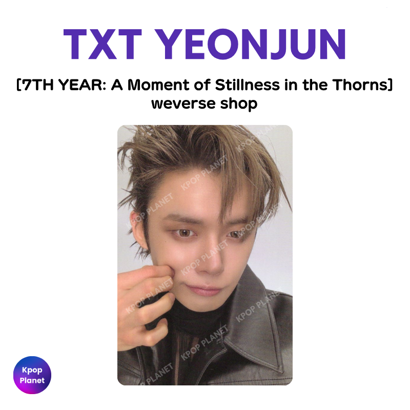 TXT YEONJUN Photocard [ 7TH YEAR: A Moment of Stillness in the