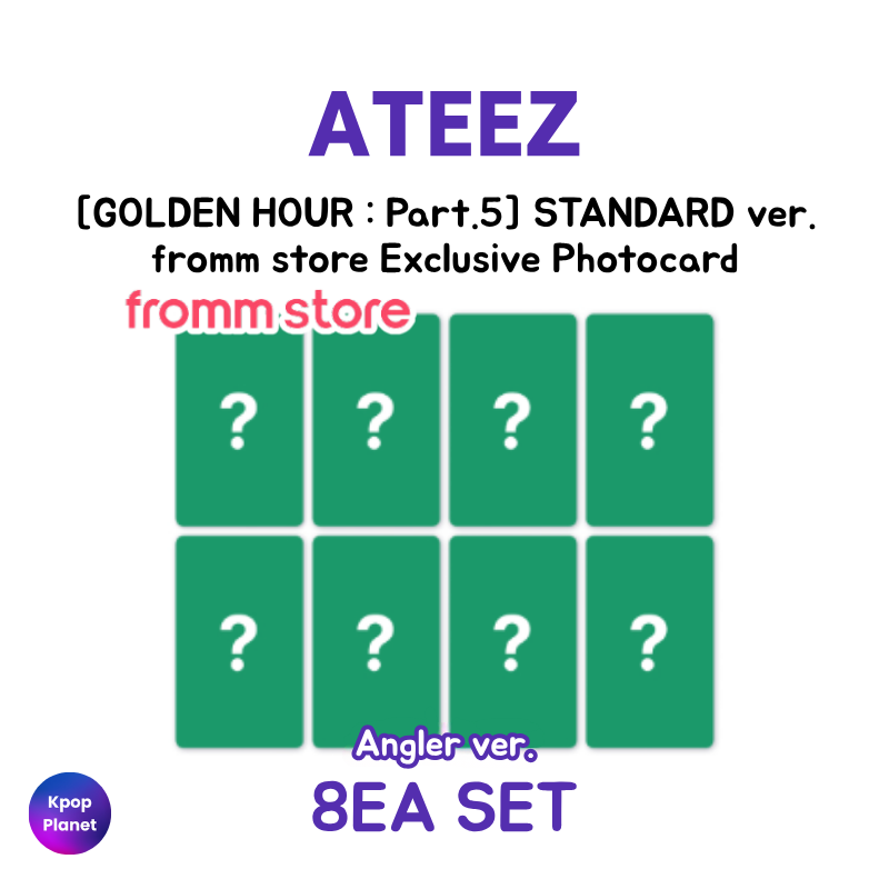 ATEEZ fromm store Exclusive Photocard [ GOLDEN HOUR : part.5