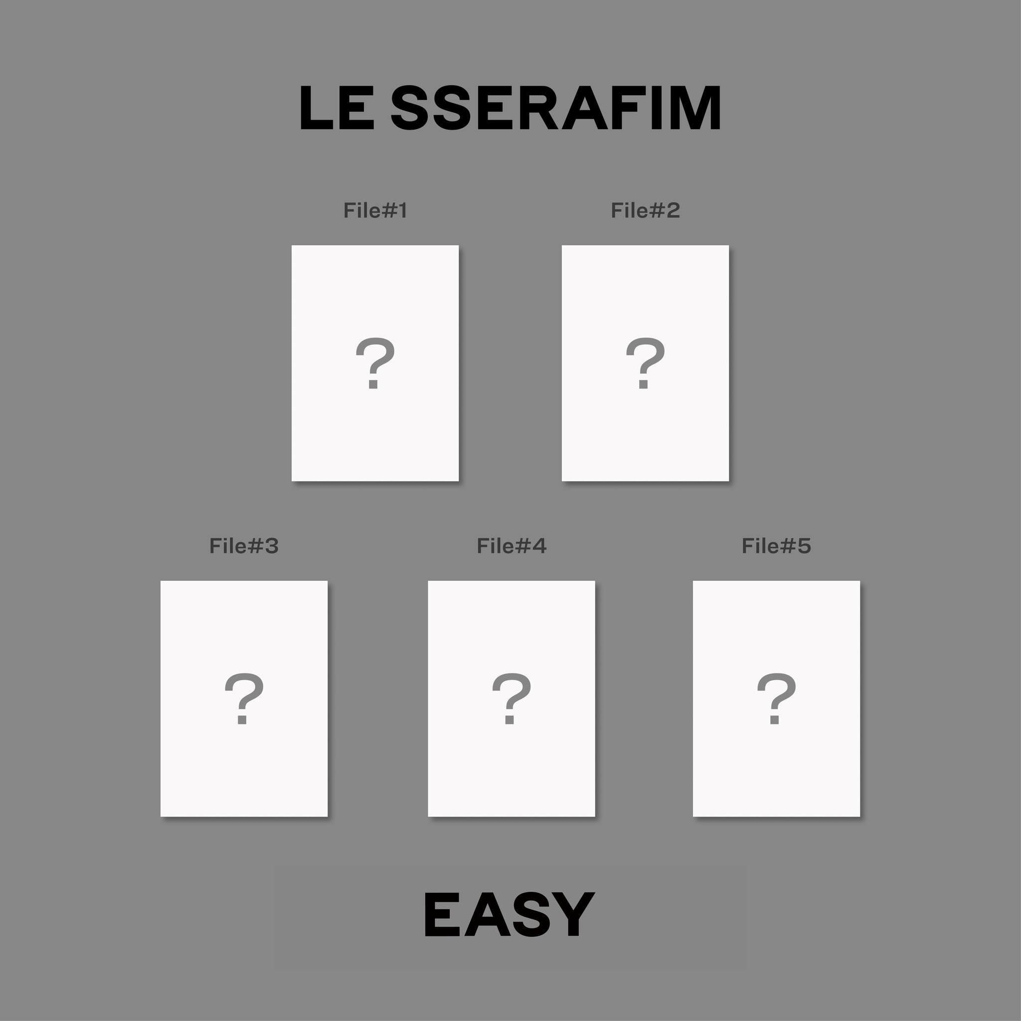 LE SSERAFIM - EASY (COMPACT ver.)