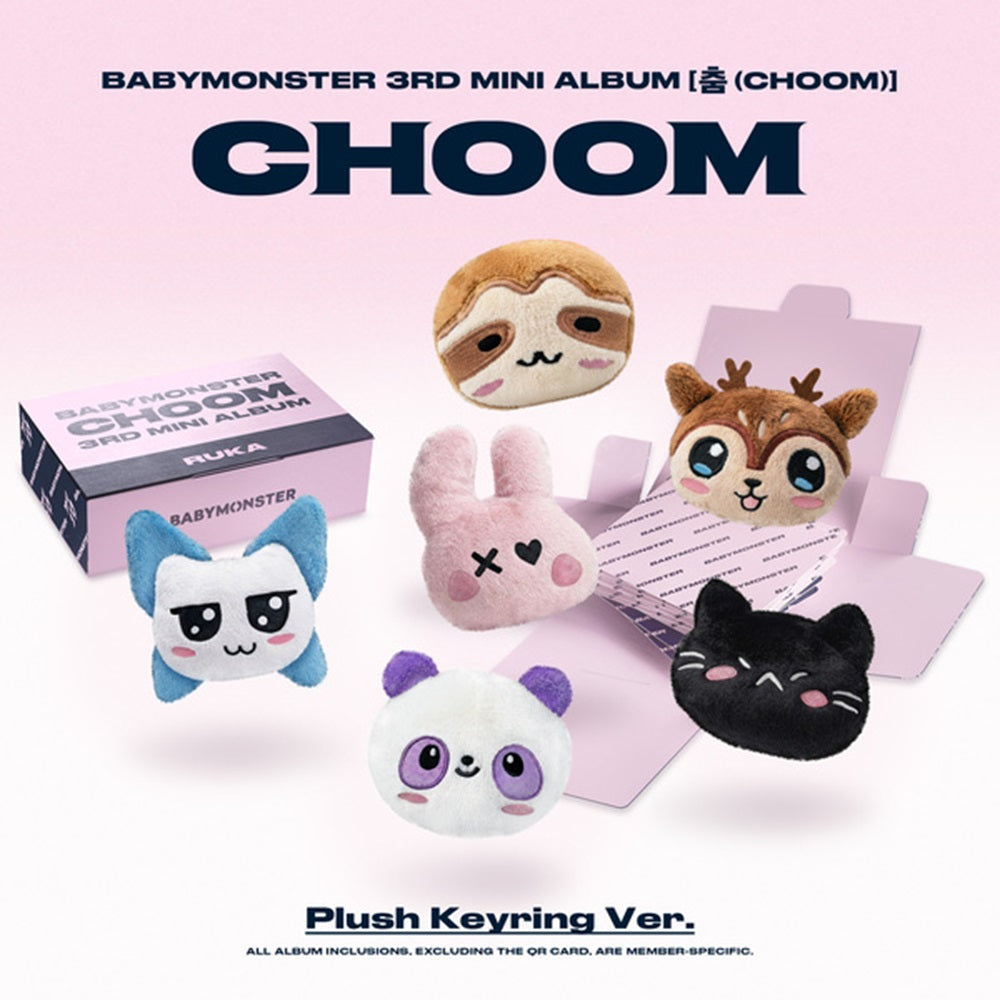 BABYMONSTER - CHOOM (Plush Keyring ver.) – Kpop Planet Global