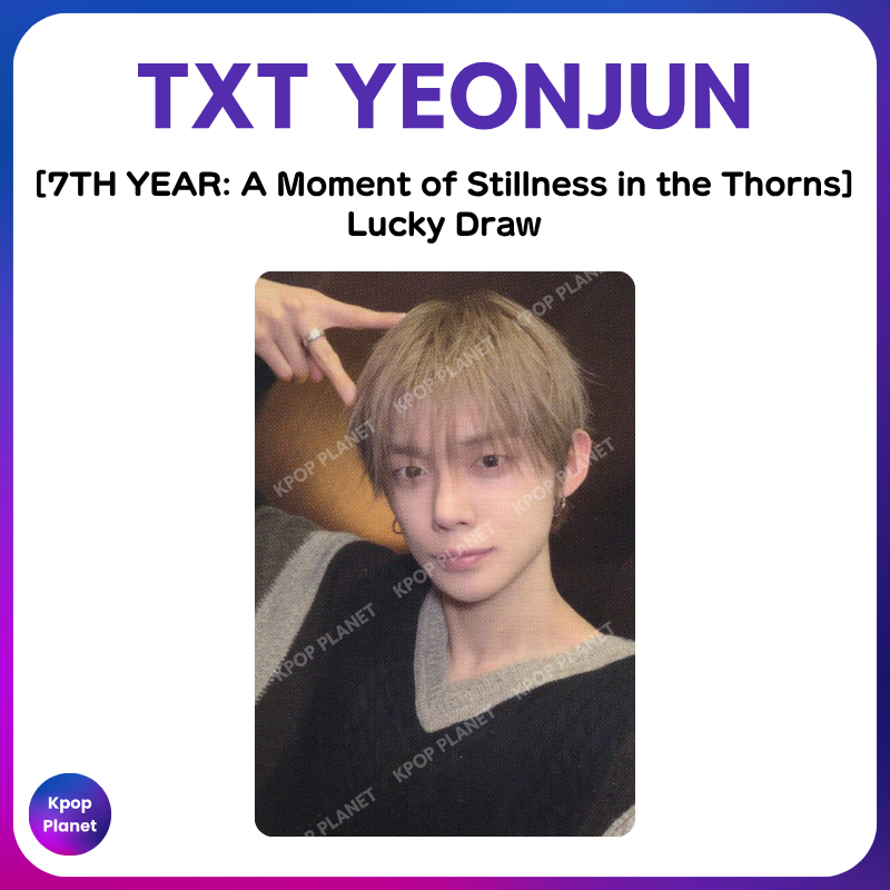 TXT YEONJUN Photocard [ 7TH YEAR: A Moment of Stillness in the
