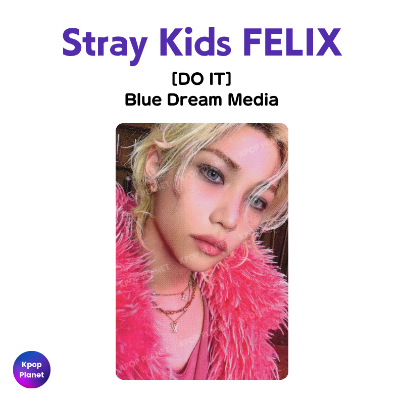 Stray Kids - スキズ Blue Dream Media BDM 特典 トレカ フィリックス Stray Kids FELIX Photocard [ DO IT ] Blue Dream Media – Kpop