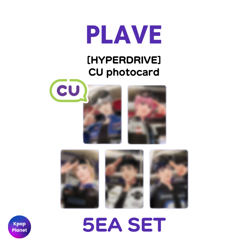 PLAVE CU Photocard HYPERDRIVE – Kpop Planet Global