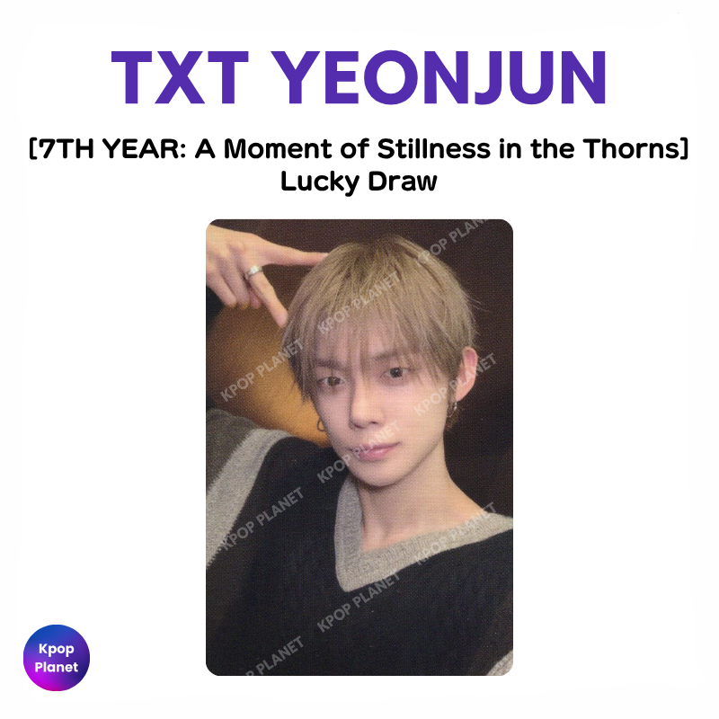 TXT YEONJUN Photocard [ 7TH YEAR: A Moment of Stillness in the