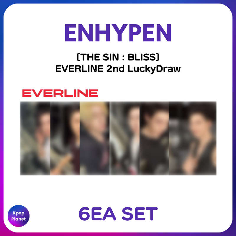 ENHYPEN EVERLINE 2nd LuckyDraw [THE SIN : BLISS] – Kpop Planet Global