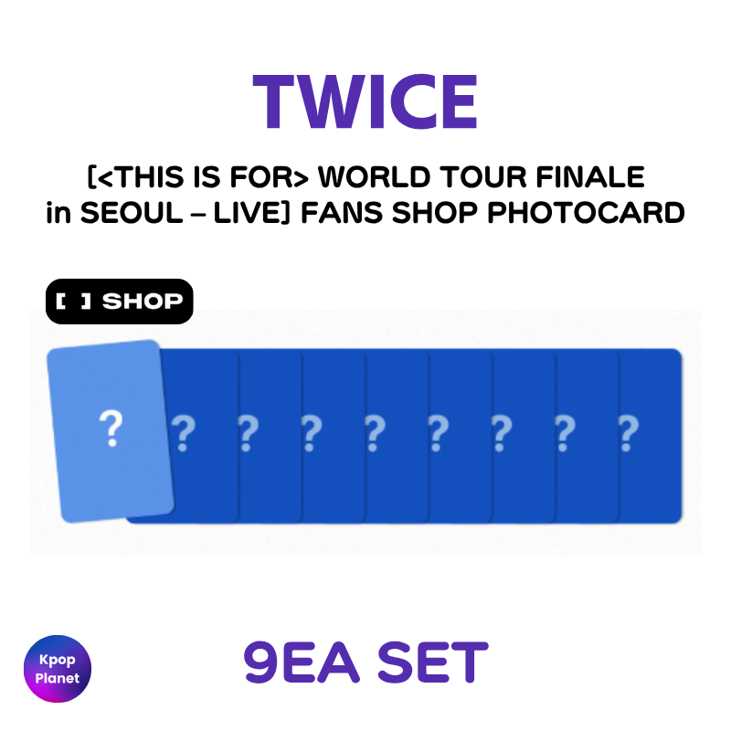 TWICE FANS SHOP PHOTOCARD WORLD TOUR FINALE in SEOUL – LIVE