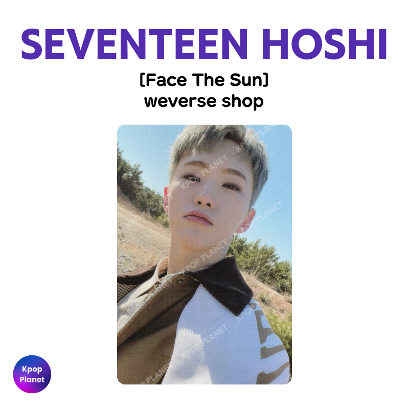 SEVENTEEN HOSHI Photocard [ Face The Sun ] weverse shop – Kpop