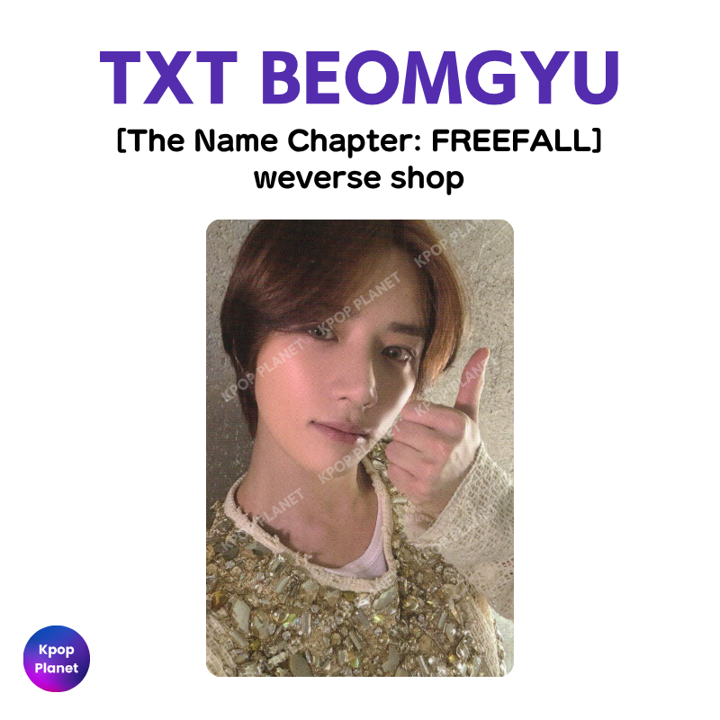 TXT BEOMGYU Photocard [ The Name Chapter: FREEFALL ] weverse shop