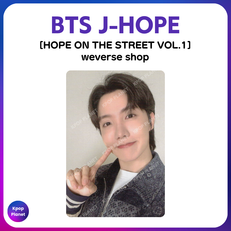 BTS J-HOPE Photocard [ HOPE ON THE STREET VOL. 1 ] weverse shop