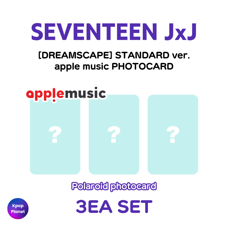 SEVENTEEN ヘンガレ ヨントン トレカ ホシ applemusic STANDARD ver.] SVT JxJ apple music photocard [DREAMSCAPE] – Kpop