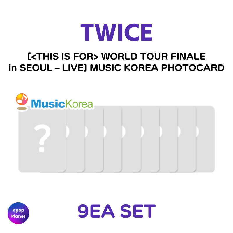 TWICE MUSIC KOREA PHOTOCARD WORLD TOUR FINALE in SEOUL – LIVE