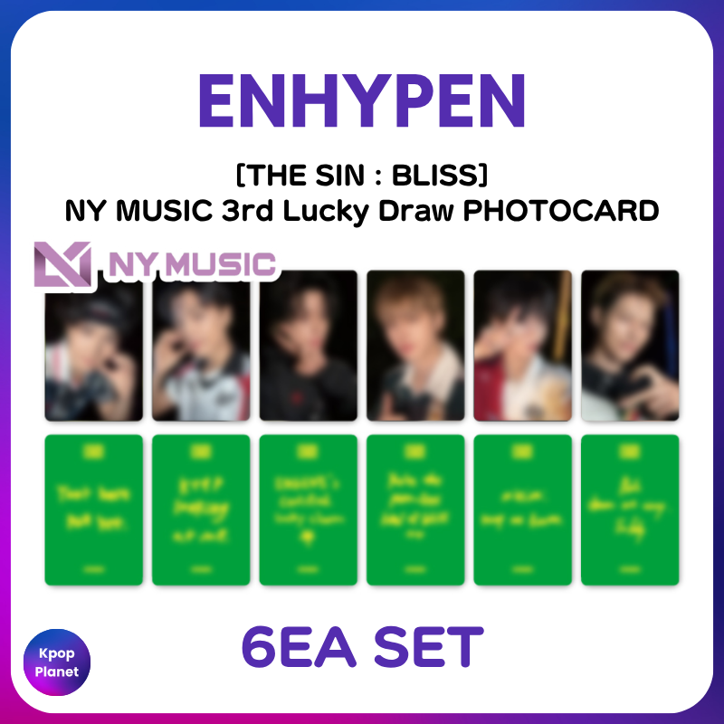 ENHYPEN NY MUSIC 3rd LuckyDraw [THE SIN : BLISS] – Kpop Planet Global