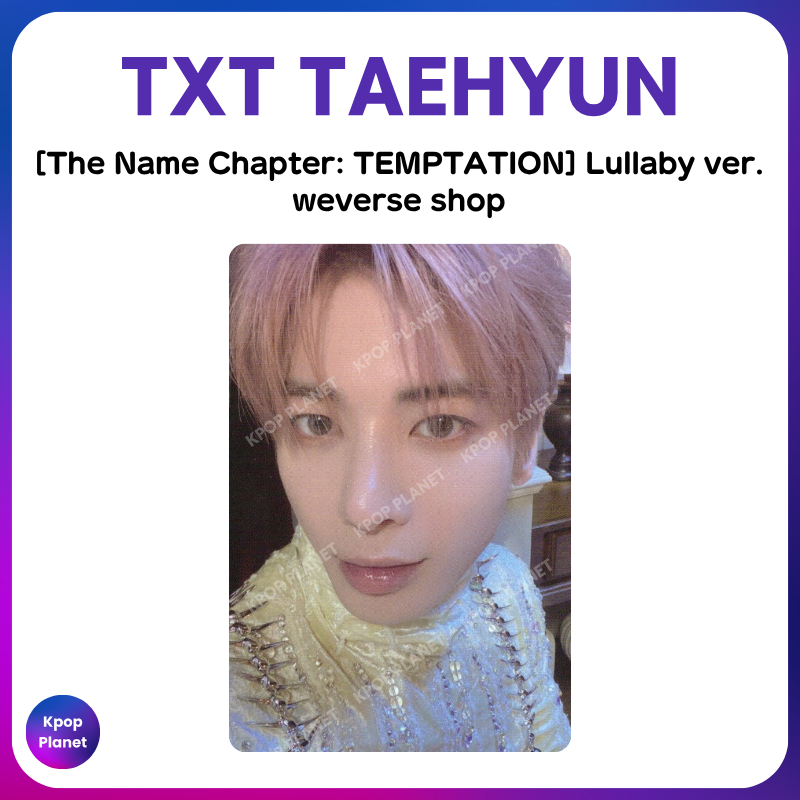 TXT TAEHYUN Photocard [ The Name Chapter: TEMPTATION ] weverse