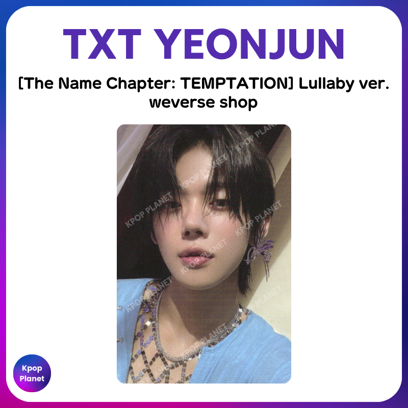 TXT YEONJUN Photocard [ The Name Chapter: TEMPTATION ] weverse