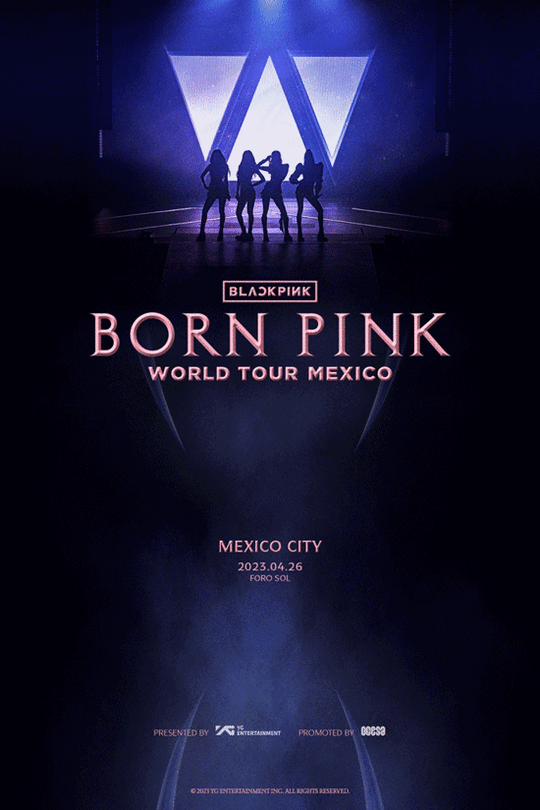 BLACKPINK, the first girl group to enter a large-scale stadium in Mexico