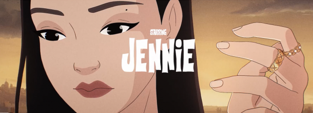 BLACKPINK Jennei, appeared as a Chanel animated character.