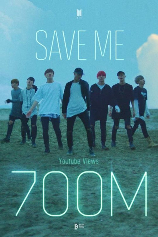 BTS, "Save ME" movie exceeded 700 million views